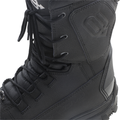 Black replacement laces for ARCTIVA Advance boots, size 10-14, from Bill's Exhausts, shown laid out for easy replacement.