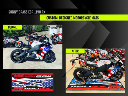 Custom Design MPM Motorcycle Mat – Special Design for You and Your Motorcycle! - Howling Moto