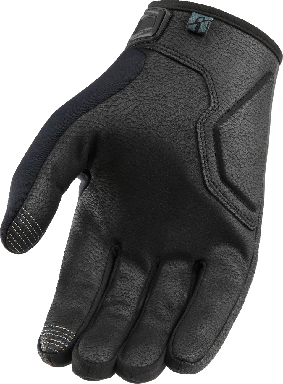 Black ICON Hooligan™ insulated gloves in XL from Bill's Exhausts, showing durable fabric and insulated design for cold weather.