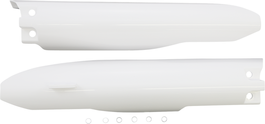 ACERBIS Lower Fork Covers - White 2115010002 - Howling Moto