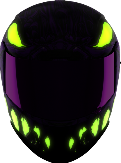 Purple ICON Airform™ helmet for men with MIPS® safety technology, in small size, featuring sleek helmet design and ventilation.