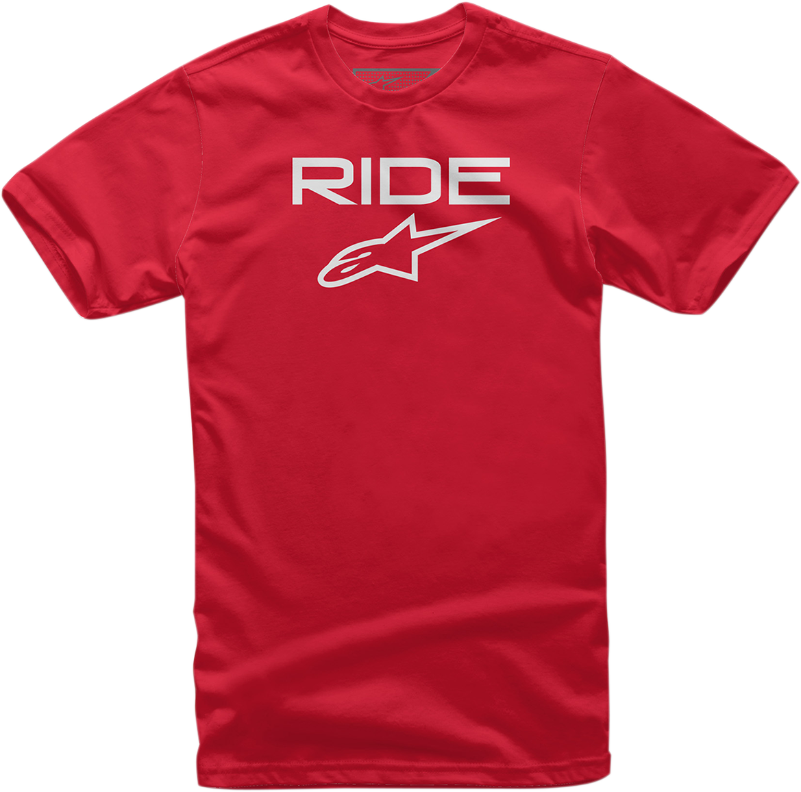 Bill's Exhausts Ride 2.0 T-Shirt in red and white, medium size, featuring a casual fit and branded design.