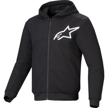 ALPINESTARS Chrome v2 Sport Hoodie - Black/White - Medium 4200325-12-M - Howling Moto