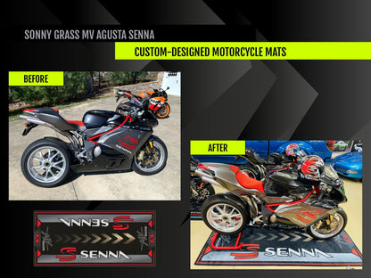Custom Design MPM Motorcycle Mat – Special Design for You and Your Motorcycle! - Howling Moto