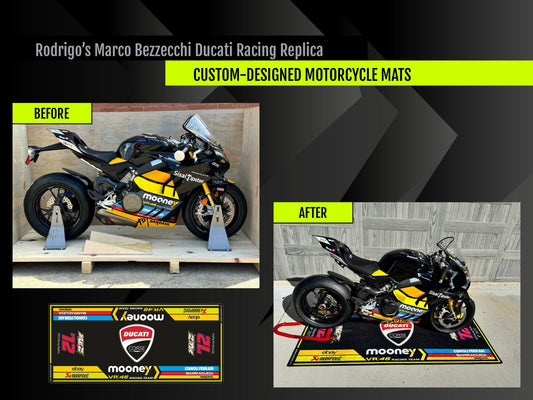 Custom Design MPM Motorcycle Mat – Special Design for You and Your Motorcycle! - Howling Moto