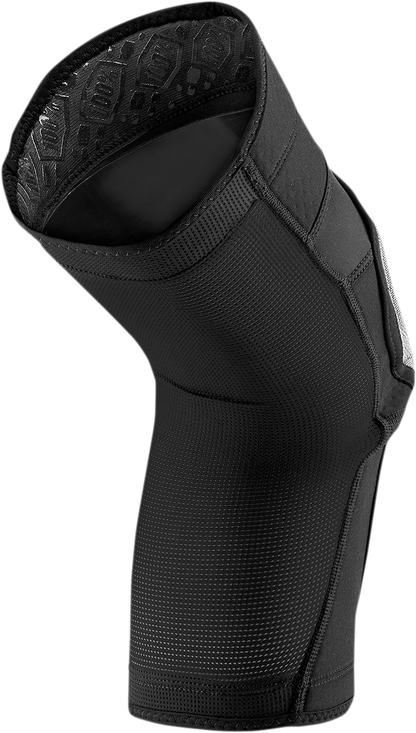 100% Ridecamp Knee Guards - Black/Gray - Medium 70001-00002 - Howling Moto
