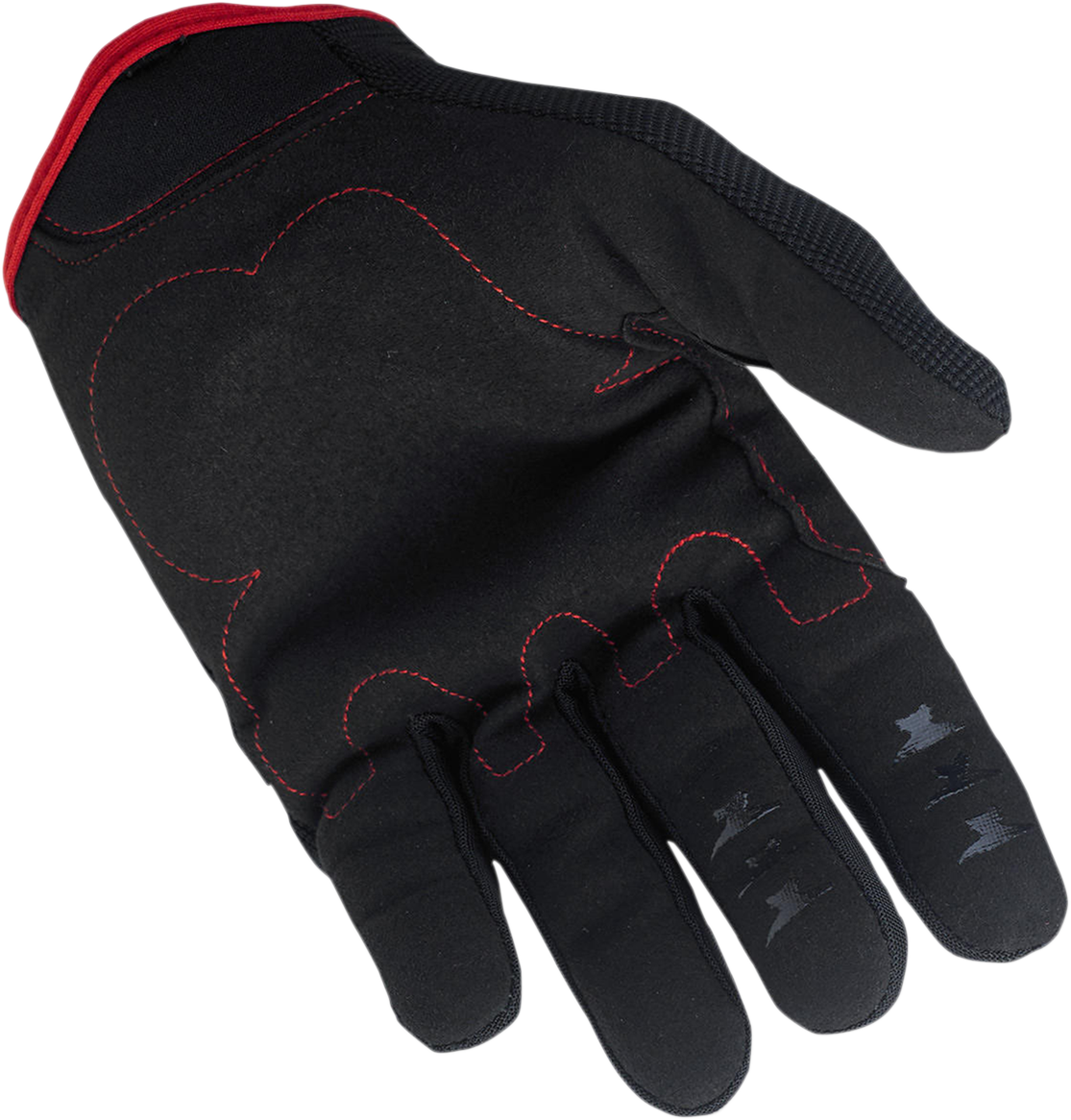 Bill's Exhausts BILT WELL Moto Gloves in black and red, 2XL, showing the protective gloves with textured palms and adjustable straps.