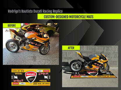 Custom Design MPM Motorcycle Mat – Special Design for You and Your Motorcycle! - Howling Moto