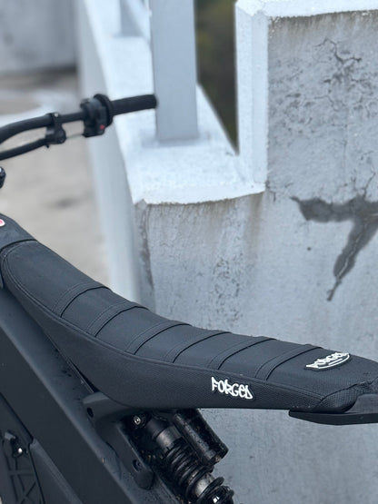 Forged Racing E-Moto Ribbed Seat Cover | Grip Seat Cover for Surron, Talaria & E-Ride