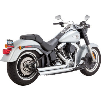 IN STOCK VANCE & HINES Big Shots Staggered Exhaust System - Chrome 17959 - Howling Moto