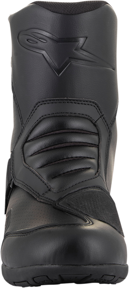 Alpinestars Waterproof V2 Ridge Boots in black, US 8 / EU 42, showing sturdy motorcycle boots with waterproof features
