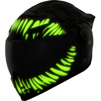ICON Domain™ Helmet Grand Maw gray 2XL helmet with matte finish, featuring sleek design and ventilation for motorcycle riding.