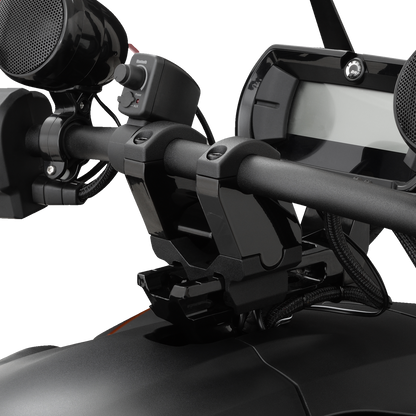 Bill's Exhausts SHOW CHROME Risers for Ryker 41-418 engine, featuring polished chrome finish and durable construction.