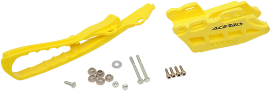 ACERBIS Chain Guide and Slider Kit - Suzuki RMZ250/450 - Yellow 2686630231 - Howling Moto