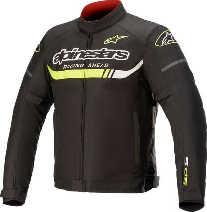 Alpinestars T-SPS Ignition Jacket in black and yellow, size XL, featuring lightweight motorcycle jacket design with protective features.