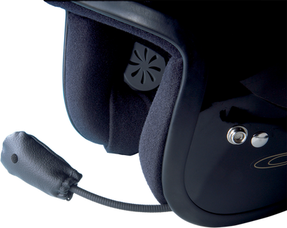 Bill's Exhausts SHOW CHROME microphone windsock cover for engine, featuring a sleek chrome finish and durable fabric exterior.