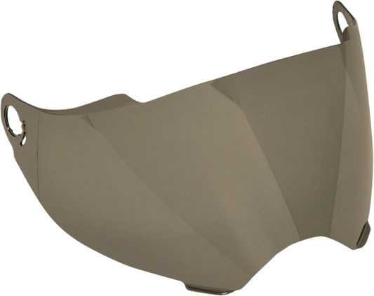 Bill's Exhausts AFX FX-39DS/2 helmet shield with gold mirror outer layer, reflective visor for motorcycle helmet protection.
