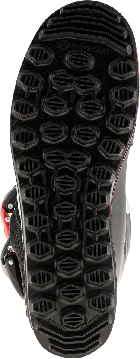 ALPINESTARS Tech-T Boots - White/Red/Yellow Fluorescent/Black - US 13 2004017-2351-13 - Howling Moto