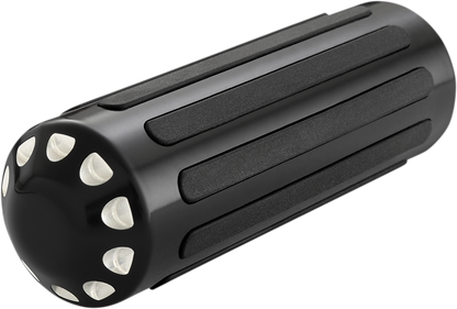 Bill's Exhausts SHOW CHROME Shift Lever Cover for Ryker engine, shiny chrome finish with detailed design visible in the image.