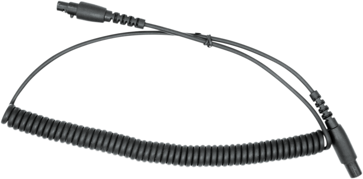 Bill's Exhausts NAVATLAS Coil Headset Cable for engine, 4-foot length, with coiled design and durable connectors.