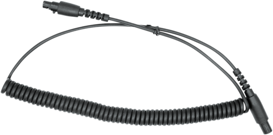 Bill's Exhausts NAVATLAS Coil Headset Cable for engine, 4-foot length, with coiled design and durable connectors.