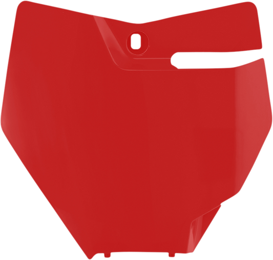ACERBIS Front Number Plate - Red 2685950004 - Howling Moto