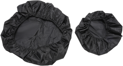 Bill's Exhausts SADDLEMEN XL Explorer Rain Seat Cover on motorcycle seat, waterproof and durable for outdoor riding.