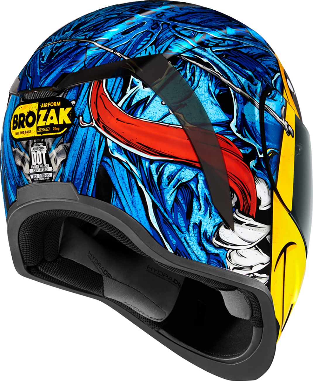 Blue ICON Airform™ Helmet with MIPS® technology in 3XL size, featuring a sleek design and adjustable straps for safety and comfort.