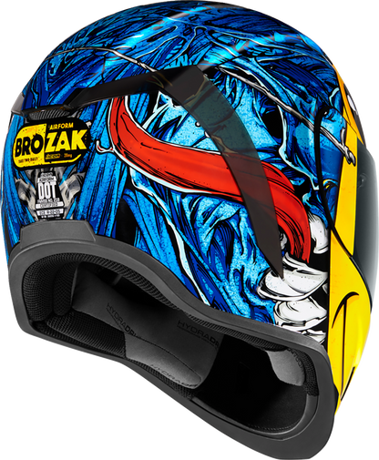 Blue ICON Airform™ Helmet with MIPS® technology in 3XL size, featuring a sleek design and adjustable straps for safety and comfort.