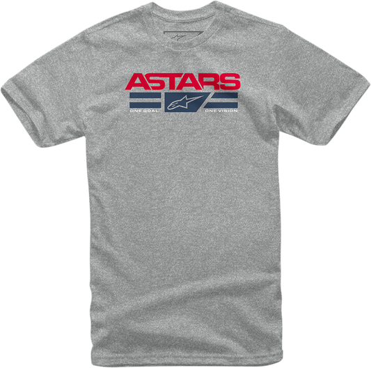 Heather gray ALPINESTARS Positrack T-Shirt in XL, featuring the brand logo on the front, displayed flat with a clean background.