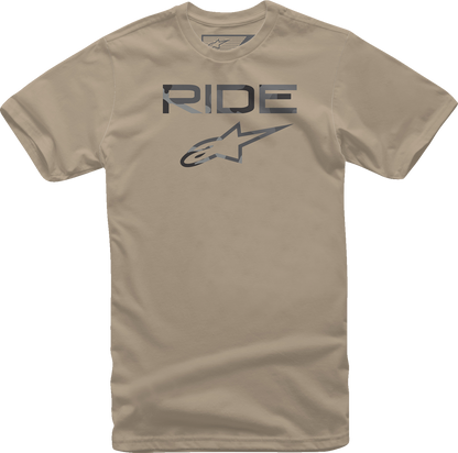 Bill's Exhausts Alpinstars Ride 2.0 T-Shirt in camo sand, 2XL, featuring a casual fit and printed design on soft fabric.