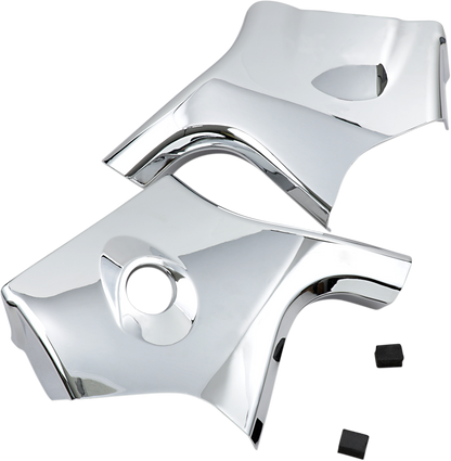 SHOW CHROME Neck Covers - Chrome 82-201 - Howling Moto