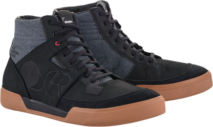 Black Alpinstars Grange Shoes in US 10.5, showing sleek design and laced closure, perfect for casual or active wear.
