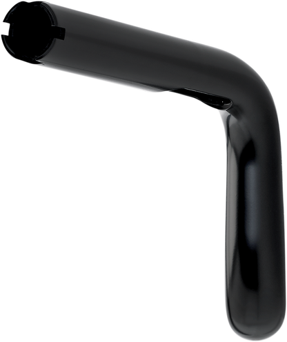 Black BILTWELL Tracker High Oversized Handlebars for motorcycles, featuring a sturdy design and distinctive high-rise profile.