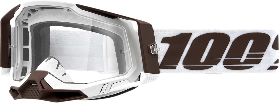100% Racecraft 2 Goggles - Snowbird - Clear 50009-00007 - Howling Moto