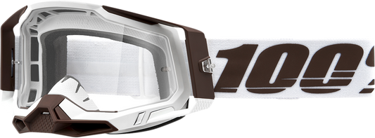 100% Racecraft 2 Goggles - Snowbird - Clear 50009-00007 - Howling Moto