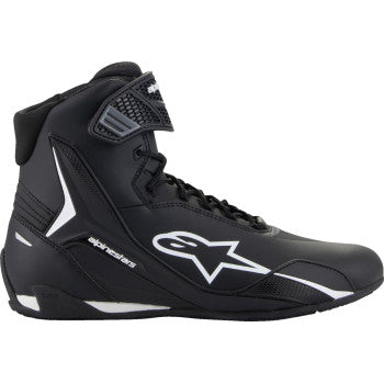 ALPINESTARS Faster-4 Shoes - Black/White - US 10.5 2510425-12-105 - Howling Moto