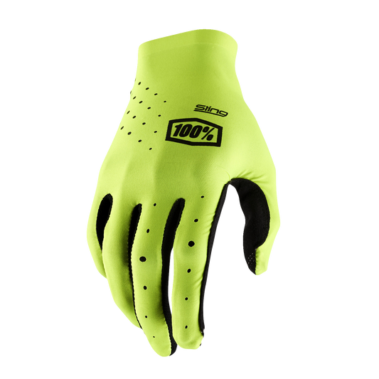 100% Sling MX Gloves - Fluorescent Yellow - Medium 10023-00006 - Howling Moto