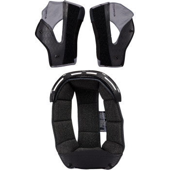 Gray ICON Airflite R1 Comfort Liner for helmets, large size, designed for improved fit and comfort.