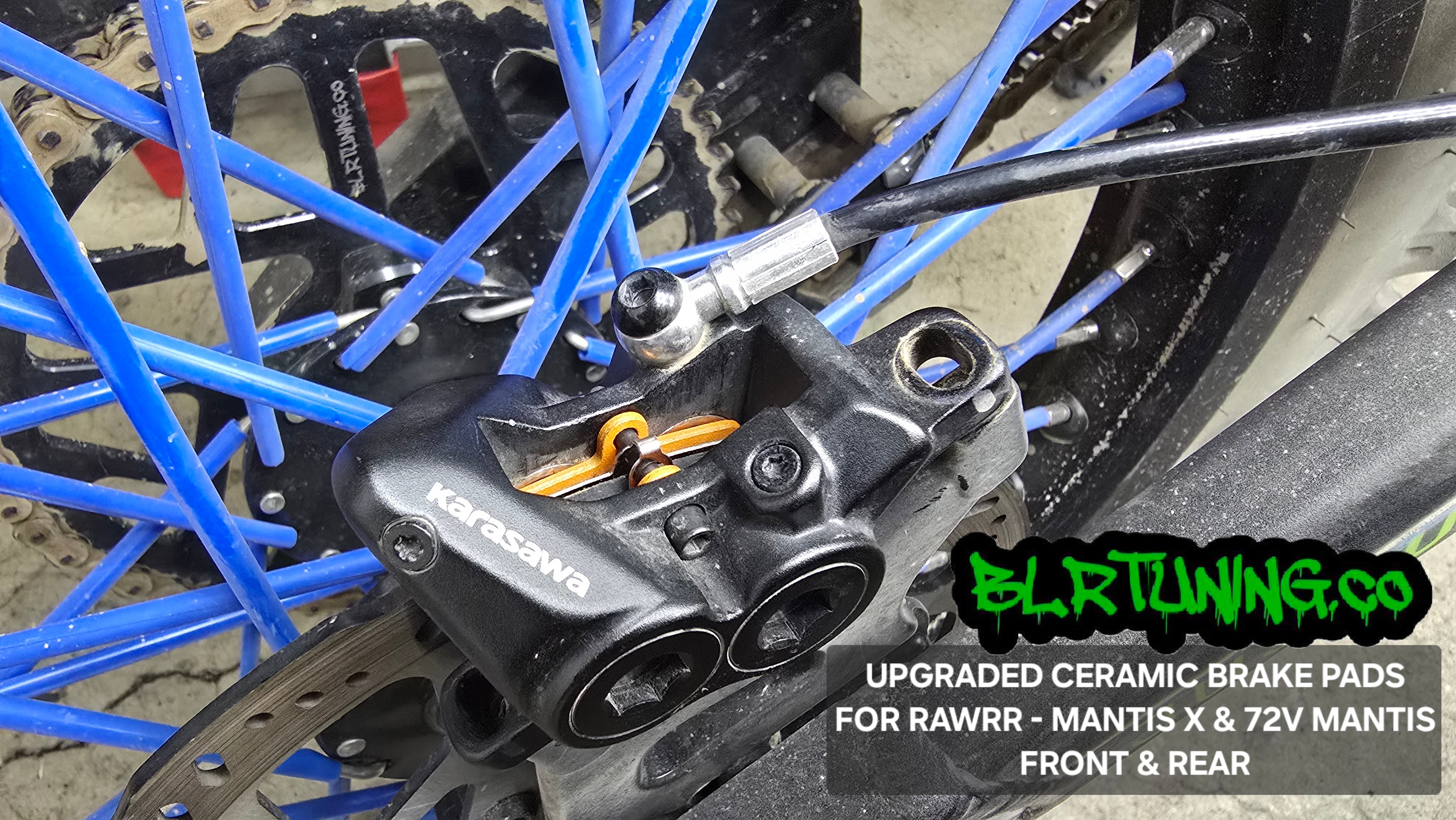 Ceramic Brake Pads Upgrade – RAWRR Mantis X & 72V | Howling Moto