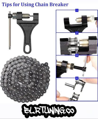 420 Motorcycle Chain Fits Small Bore Motorcycles - Electric Dirt Bikes - ATVs - and Dirt Bikes - Howling Moto