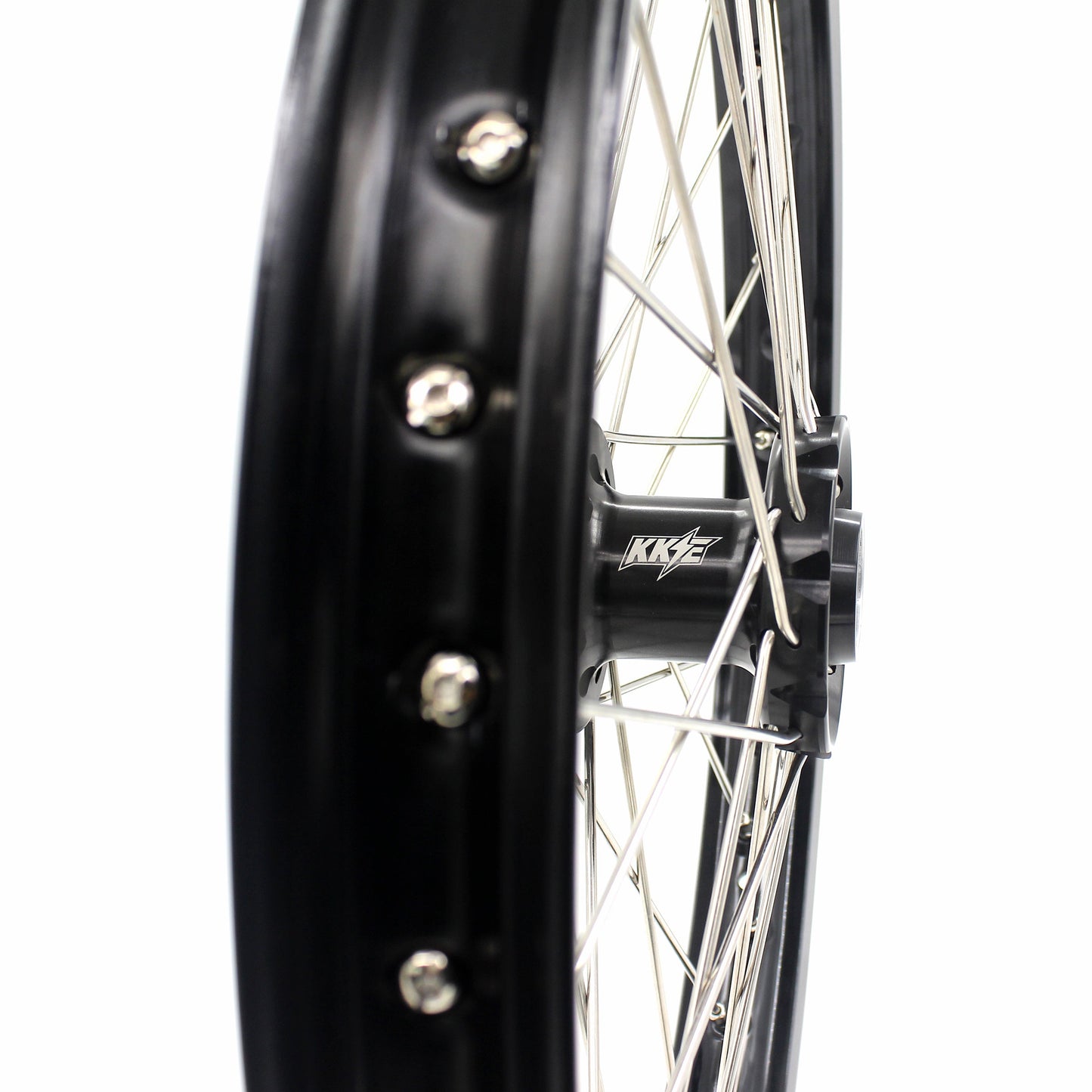 KKE 21" 19" Alloy Wheels Rims For HONDA CR125R CR250R CRF250R CRF450R Black - Howling Moto