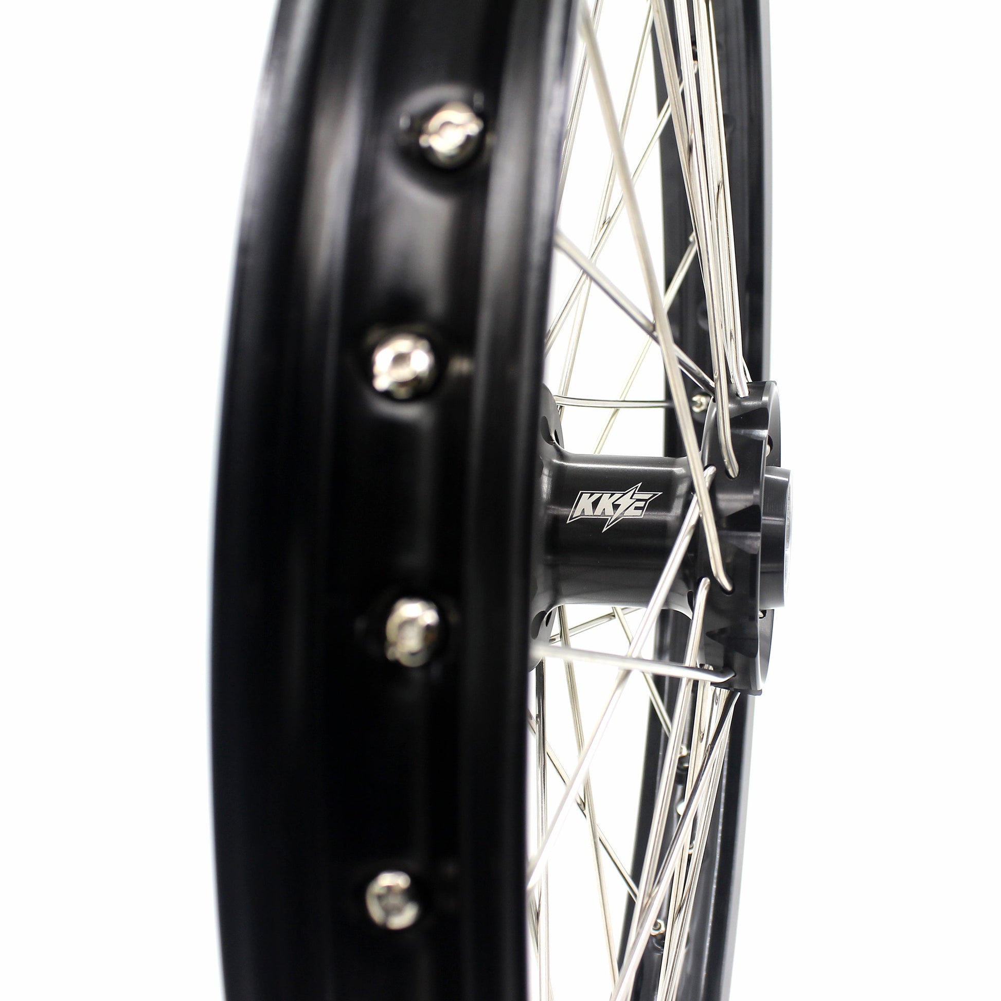 KKE 21" 19" Alloy Wheels Rims For HONDA CR125R CR250R CRF250R CRF450R Black - Howling Moto