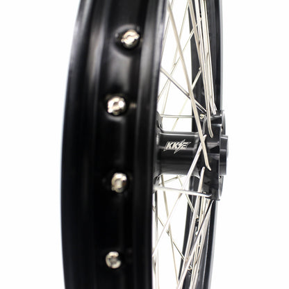 KKE 21" 19" Alloy Wheels Rims For HONDA CR125R CR250R CRF250R CRF450R Black - Howling Moto