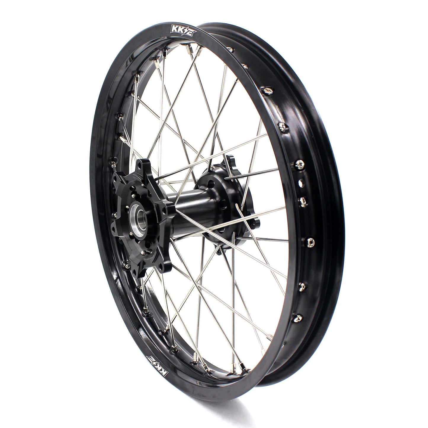 KKE 21" 19" Alloy Wheels Rims For HONDA CR125R CR250R CRF250R CRF450R Black - Howling Moto