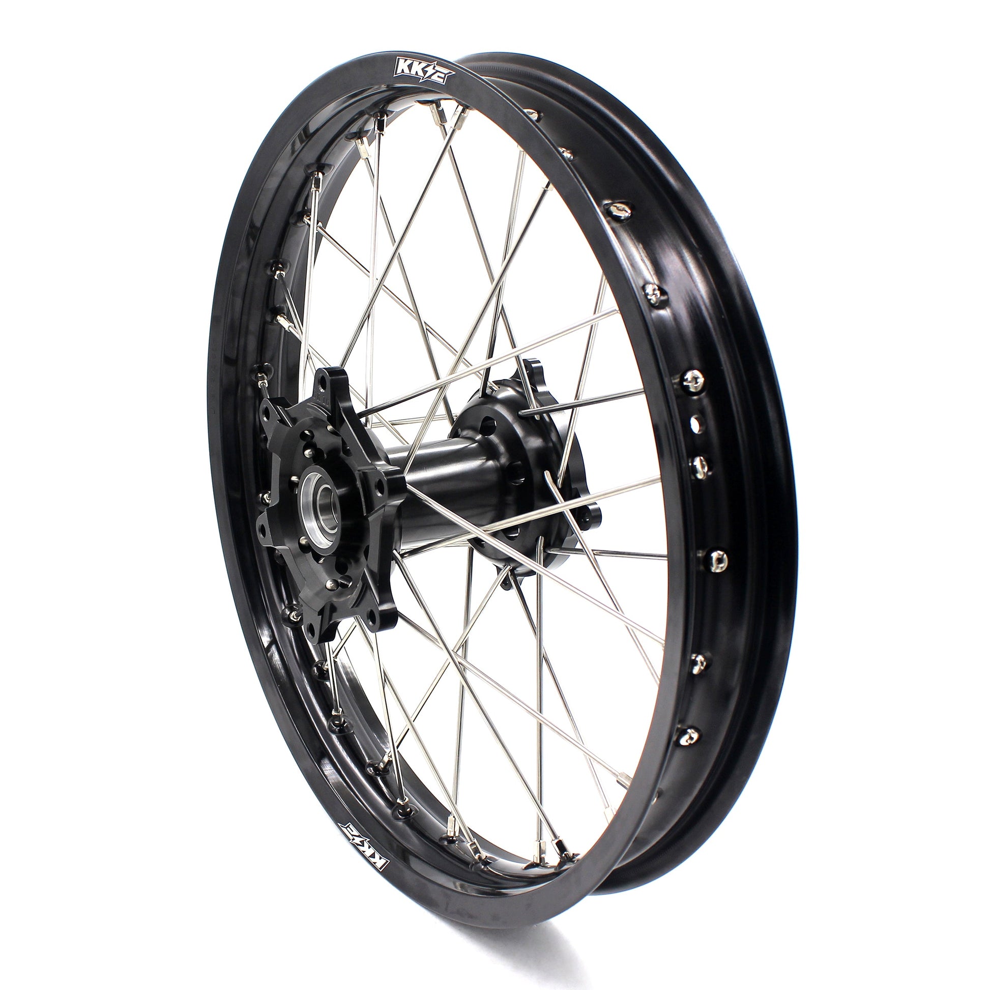 KKE 21" 19" Alloy Wheels Rims For HONDA CR125R CR250R CRF250R CRF450R Black - Howling Moto