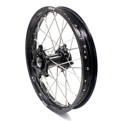 KKE 21" 19" Alloy Wheels Rims For HONDA CR125R CR250R CRF250R CRF450R Black - Howling Moto