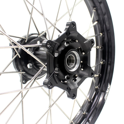 KKE 21" 19" Alloy Wheels Rims For HONDA CR125R CR250R CRF250R CRF450R Black - Howling Moto