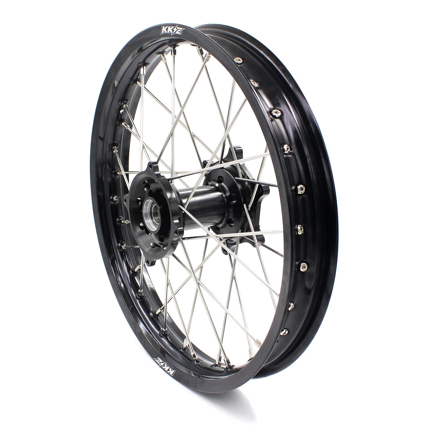 KKE 21" 19" Alloy Wheels Rims For HONDA CR125R CR250R CRF250R CRF450R Black - Howling Moto