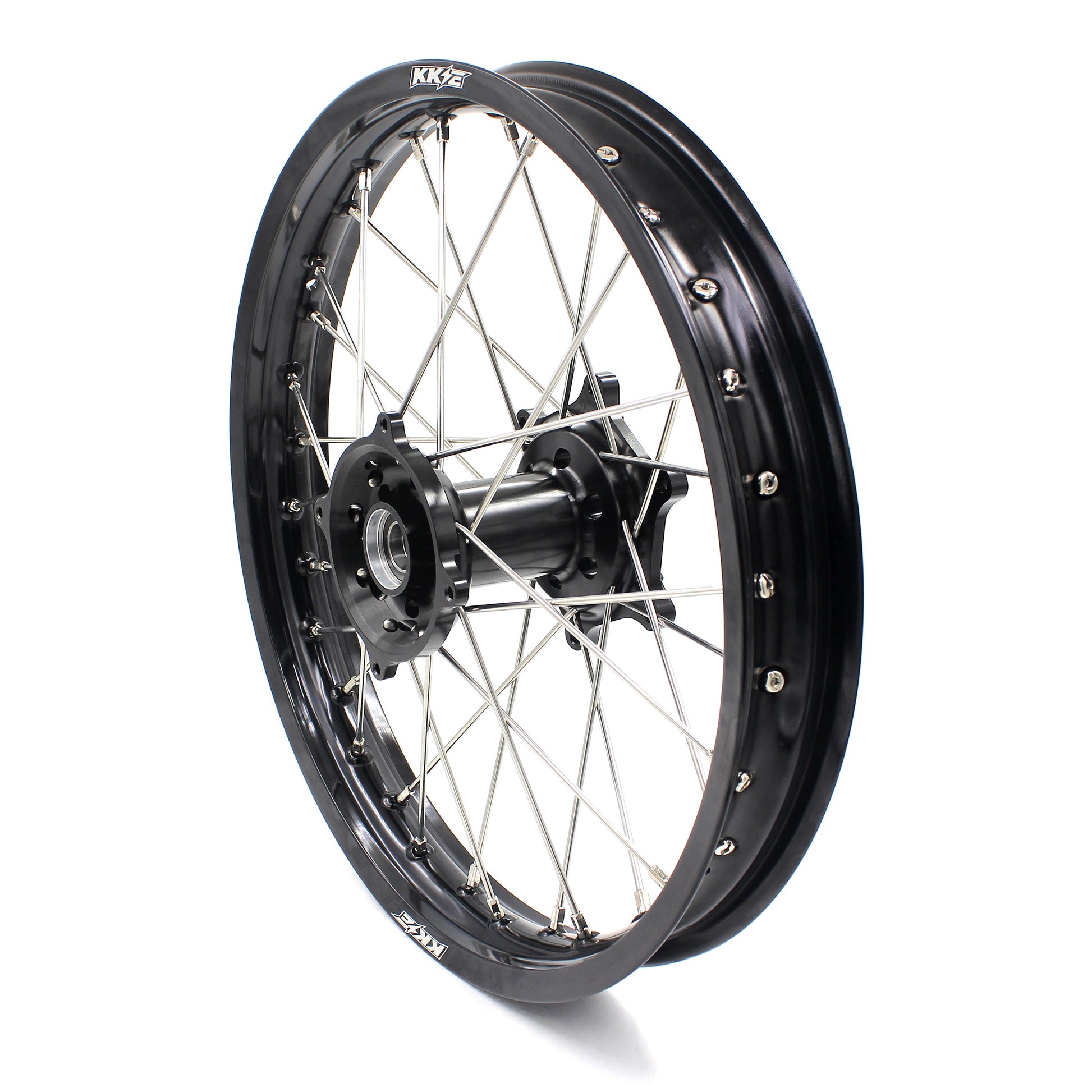 KKE 21" 19" Alloy Wheels Rims For HONDA CR125R CR250R CRF250R CRF450R Black - Howling Moto